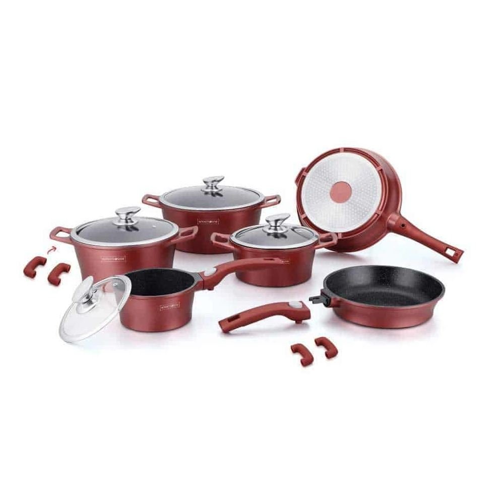 24038776-1505-3756-1-1.jpg Juego de cocina de 6 piezas con encimera de mármol - Burdeos - Imagen 1