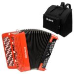 Roland - FR4XB Rojo + Paquete de Bolsa de Concierto