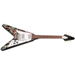 Epiphone - Flying-V Jimi Hendrix Love Drops Ebony - Imagen 4