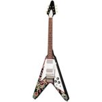 Epiphone - Flying-V Jimi Hendrix Love Drops Ebony - Imagen 5
