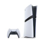 Consola Sony PS5 Pro blanca y negra