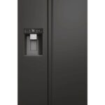 Frigorífico americano Haier SBS Serie 90 5 HSW59F18EIPT 601 L Negro mate