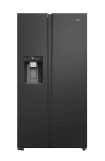 Frigorífico americano Haier SBS Serie 90 5 HSW59F18EIPT 601 L Negro mate