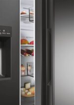 Frigorífico americano Haier SBS Serie 90 5 HSW59F18EIPT 601 L Negro mate - Imagen 4